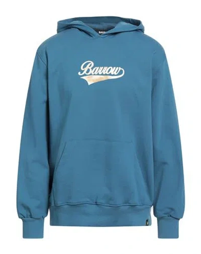 Barrow Man Sweatshirt Azure Size L Cotton In Blue
