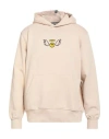 Barrow Man Sweatshirt Beige Size L Cotton In Neutral