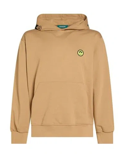 Barrow Man Sweatshirt Beige Size Xs Cotton In Brown