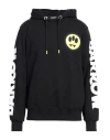 Barrow Logo-printed Drawstring Hoodie In Black