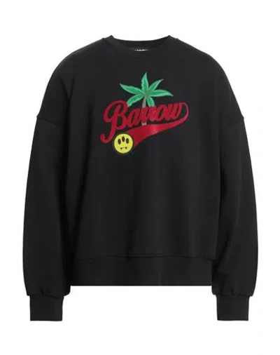 Barrow Man Sweatshirt Black Size Xl Cotton