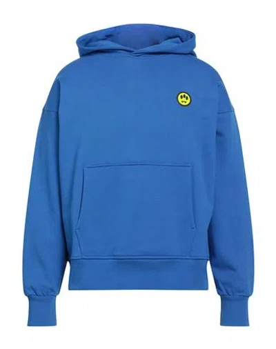 Barrow Man Sweatshirt Bright Blue Size Xs Cotton