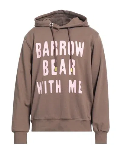 Barrow Man Sweatshirt Brown Size Xl Cotton In Brown