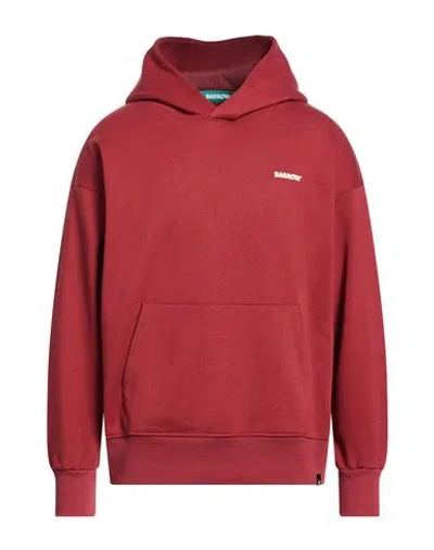 Barrow Man Sweatshirt Burgundy Size L Cotton In Red