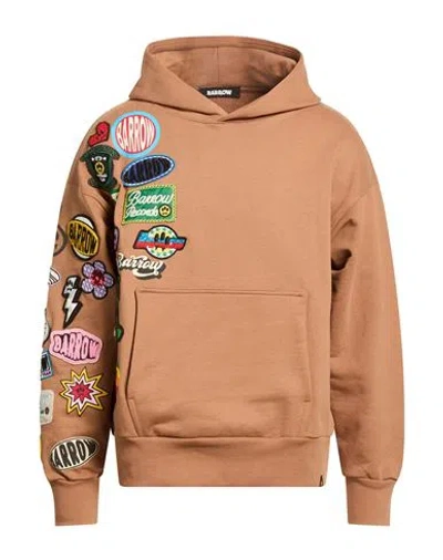 Barrow Man Sweatshirt Camel Size L Cotton In Brown