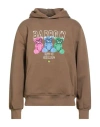 Barrow Man Sweatshirt Camel Size L Cotton In Brown
