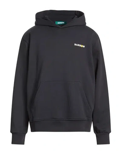 Barrow Man Sweatshirt Charcoal Size L Cotton In Black