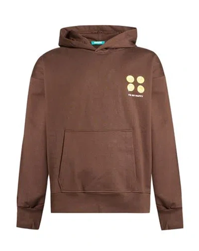 Barrow Man Sweatshirt Chocolate Brown Size Xs Cotton