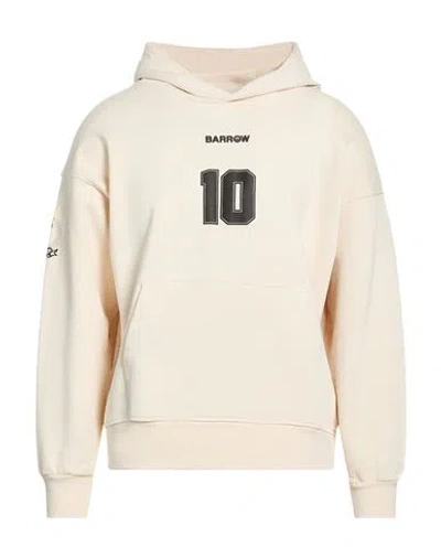 Barrow Man Sweatshirt Cream Size L Cotton In Neutral