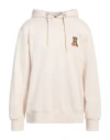 Barrow Man Sweatshirt Cream Size L Cotton In White