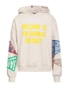 Barrow Man Sweatshirt Cream Size L Cotton In White
