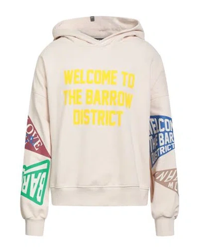 Barrow Man Sweatshirt Cream Size L Cotton In White