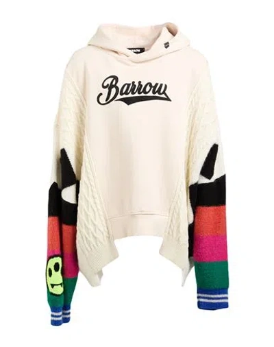 Barrow Man Sweatshirt Cream Size L Cotton In Multi