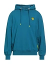 Barrow Man Sweatshirt Deep Teal Size L Cotton In Green