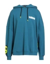 Barrow Man Sweatshirt Deep Teal Size M Cotton In Green