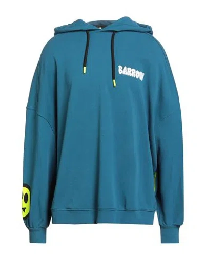Barrow Man Sweatshirt Deep Teal Size M Cotton In Green