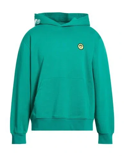 Barrow Man Sweatshirt Emerald Green Size L Cotton In Multi