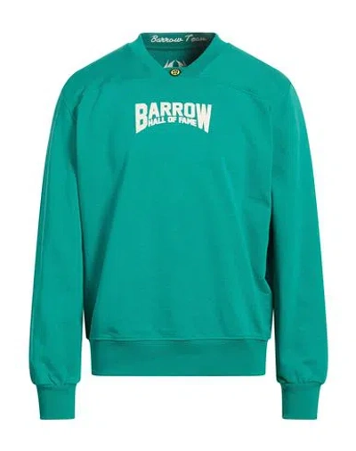 Barrow Man Sweatshirt Emerald Green Size Xl Cotton