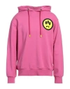 Barrow Man Sweatshirt Fuchsia Size L Cotton In Pink