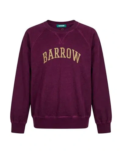Barrow Man Sweatshirt Garnet Size Xl Cotton In Red