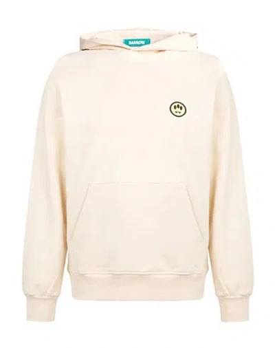 Barrow Man Sweatshirt Ivory Size L Cotton In Neutral