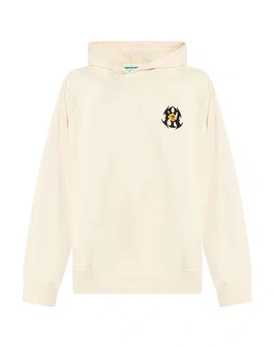 Barrow Man Sweatshirt Ivory Size L Cotton In White