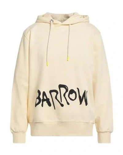 Barrow Man Sweatshirt Ivory Size M Cotton In White
