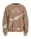 Barrow Man Sweatshirt Khaki Size M Cotton In Multi