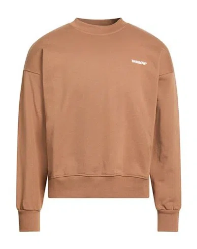 Barrow Man Sweatshirt Light Brown Size M Cotton In Neutral
