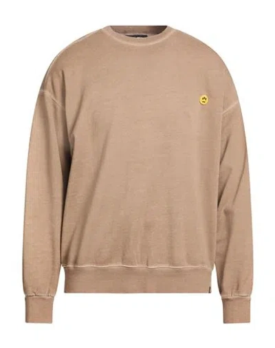 Barrow Man Sweatshirt Light Brown Size M Cotton In Pink
