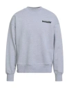Barrow Man Sweatshirt Light Grey Size L Cotton In Gray