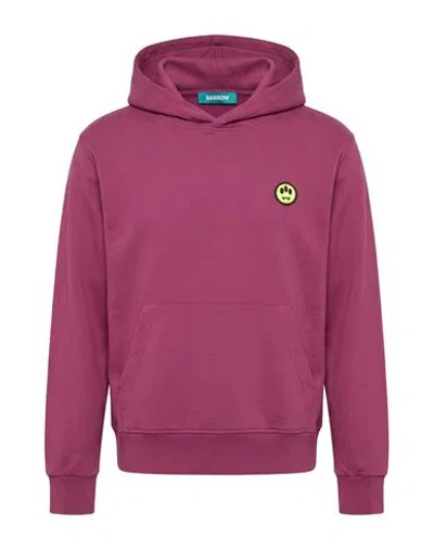 Barrow Man Sweatshirt Mauve Size S Cotton In Purple