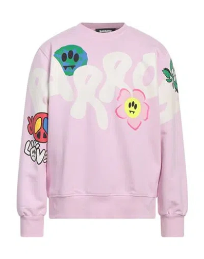 Barrow Man Sweatshirt Pink Size S Cotton In Pink