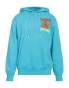 Barrow Man Sweatshirt Turquoise Size M Cotton In Blue