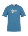 Barrow Man T-shirt Azure Size L Cotton In Blue