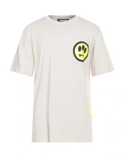 BARROW BARROW MAN T-SHIRT BEIGE SIZE L COTTON