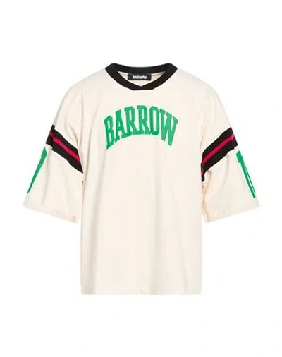 Barrow Man T-shirt Beige Size L Cotton In Neutral