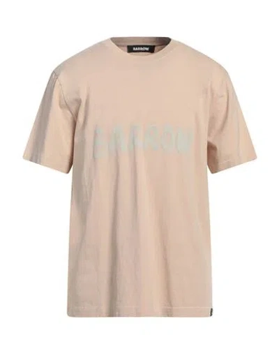 Barrow Man T-shirt Beige Size L Cotton In Sand