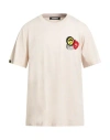 Barrow Man T-shirt Beige Size L Cotton In Neutral