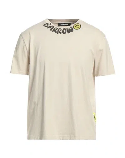 Barrow Man T-shirt Beige Size M Cotton In Neutral