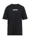 Barrow Man T-shirt Black Size L Cotton In Black