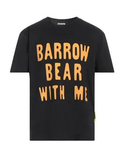 Barrow Man T-shirt Black Size Xl Cotton In Black