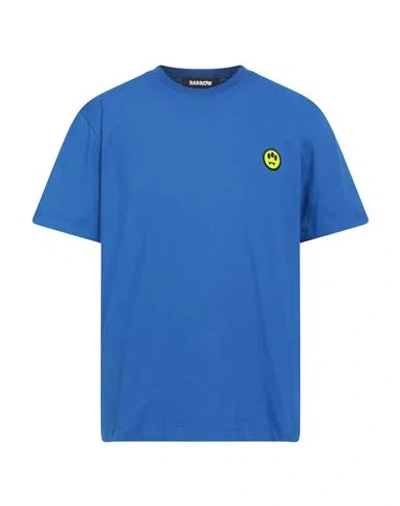 Barrow Man T-shirt Bright Blue Size M Cotton