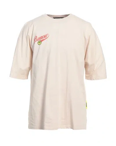 Barrow Man T-shirt Cream Size L Cotton In White
