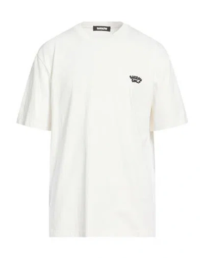 Barrow Man T-shirt Cream Size L Cotton In White