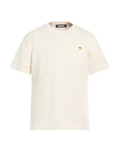 Barrow Man T-shirt Cream Size L Cotton In White