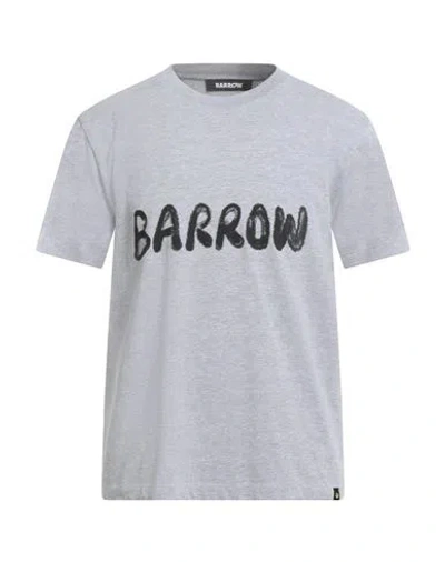 Barrow Man T-shirt Grey Size Xs Cotton In Gray