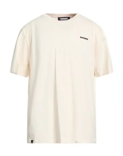 Barrow Man T-shirt Ivory Size L Cotton In Neutral