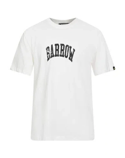 Barrow Man T-shirt Ivory Size L Cotton In White