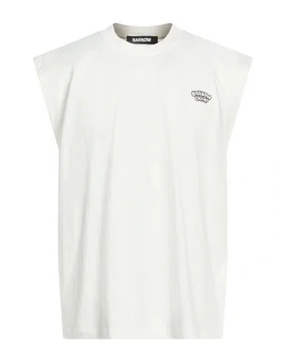 Barrow Man T-shirt Ivory Size L Cotton In White